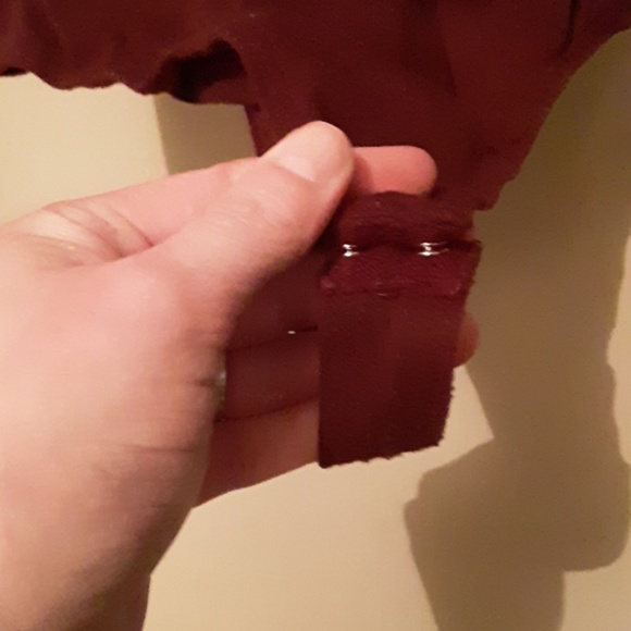 Rue21 maroon body suit large - Picture 4 of 4